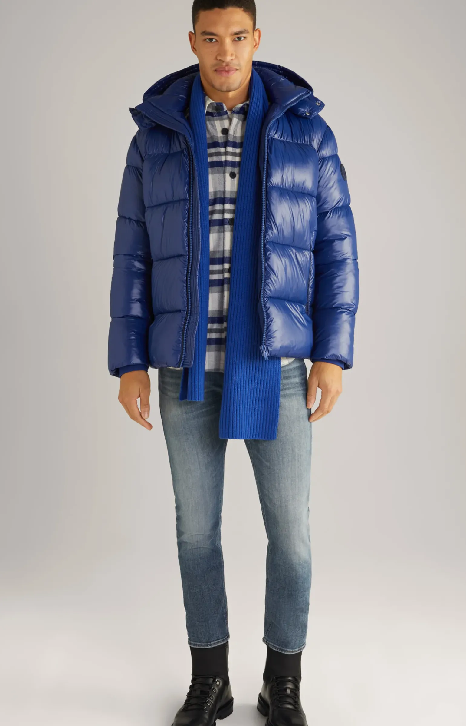 Steppjacke Joshas in Blau