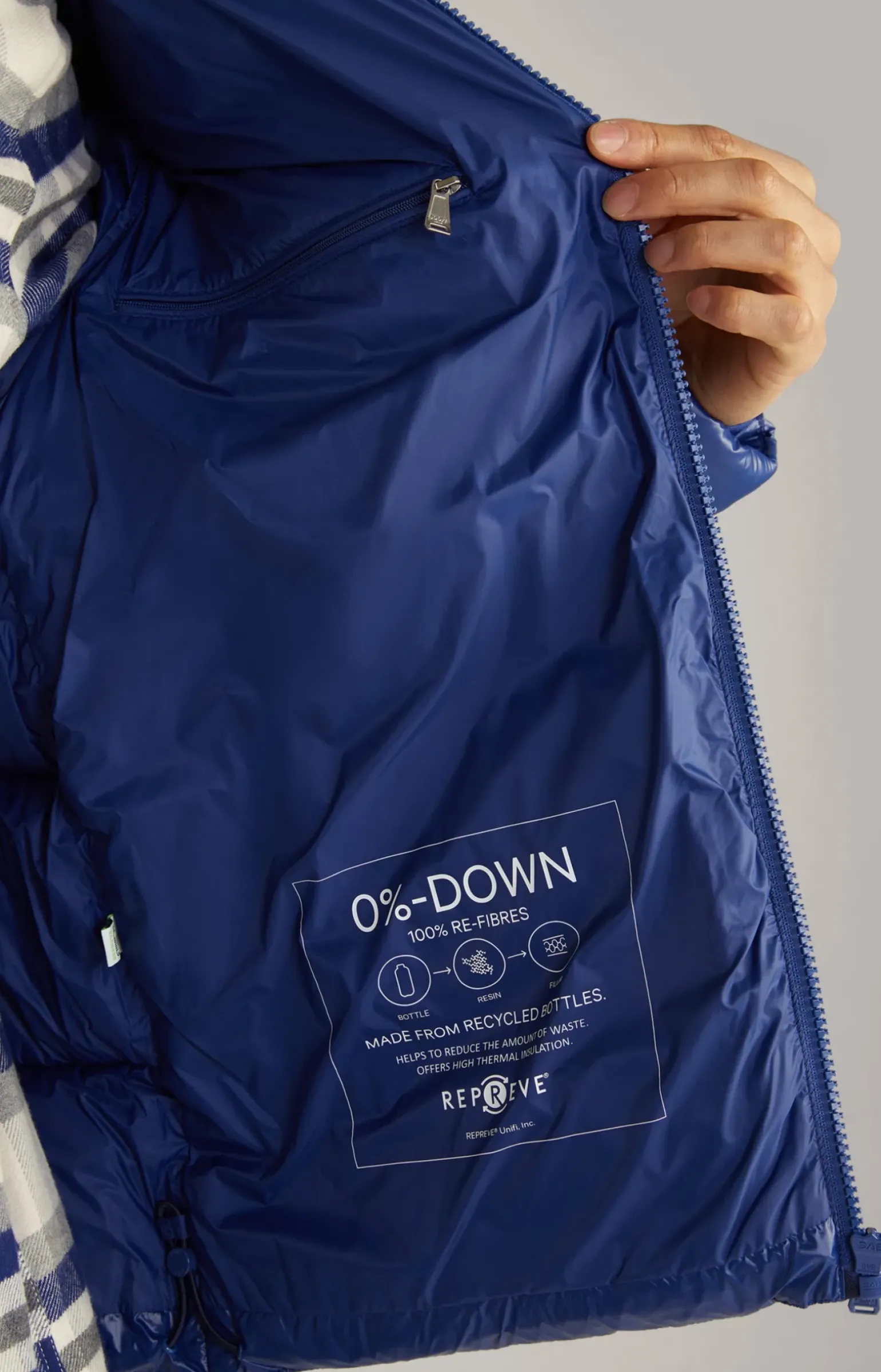 Steppjacke Joshas in Blau