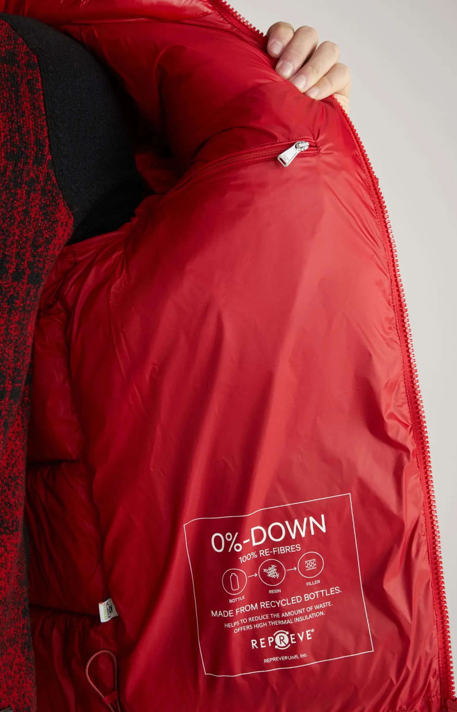 Steppjacke Joshas in Rot