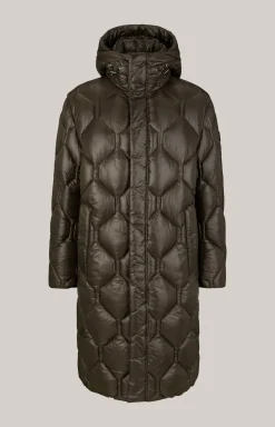 Steppmantel Percy in Khaki