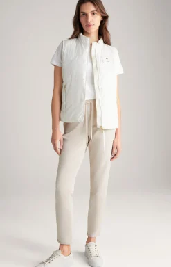 Steppweste in Offwhite