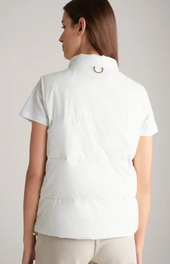 Steppweste in Offwhite