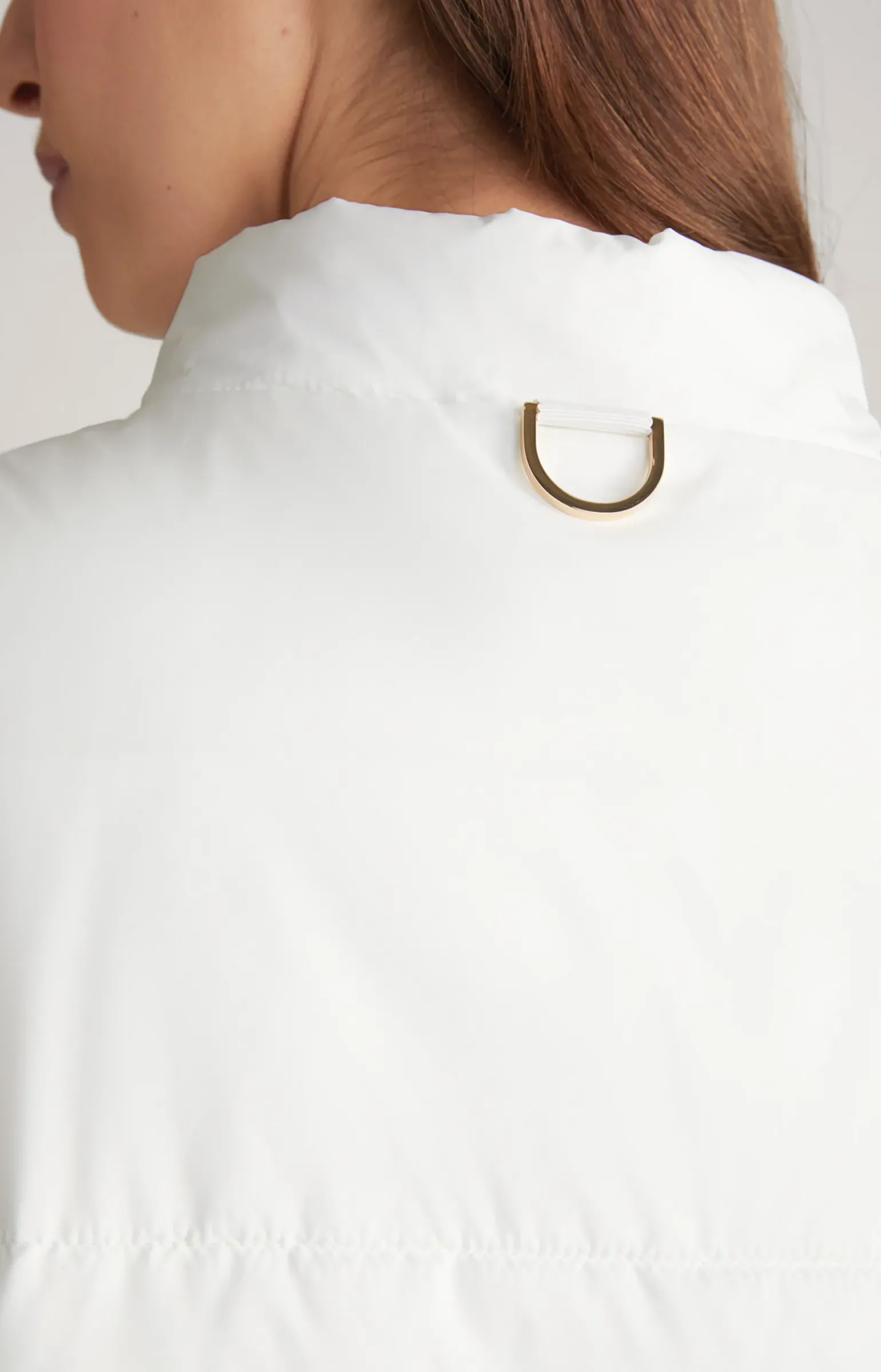 Steppweste in Offwhite