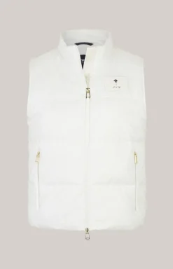 Steppweste in Offwhite