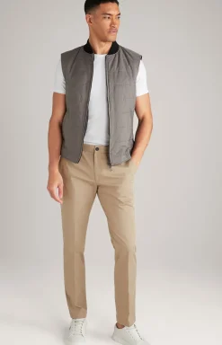 Steppweste Wilmot in Dunkelbeige