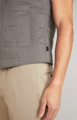 Steppweste Wilmot in Dunkelbeige