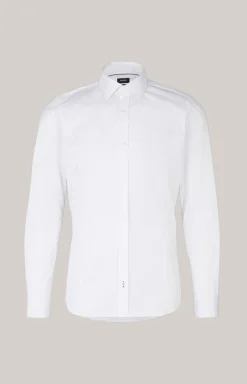 Stretch-Hemd Victor in Weiß