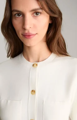 Strick-Cardigan in Creme