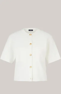 Strick-Cardigan in Creme