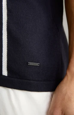 Strick-Hemd Klaas in Navy