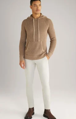 Strick-Hoodie Hoodor in Braun