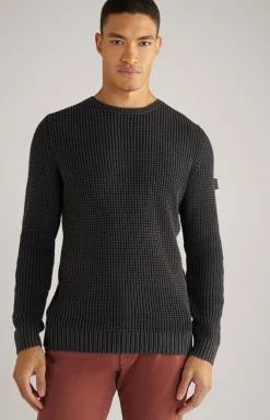 Strickpullover Hadriano in Schwarz