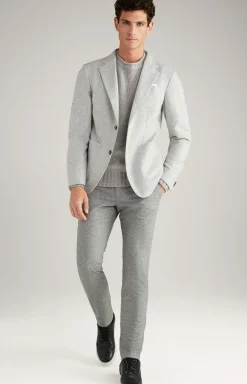 Strickpullover Haron in Hellgrau meliert