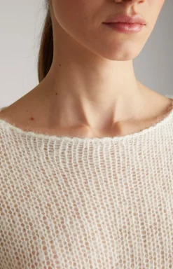 Strickpullover in Creme