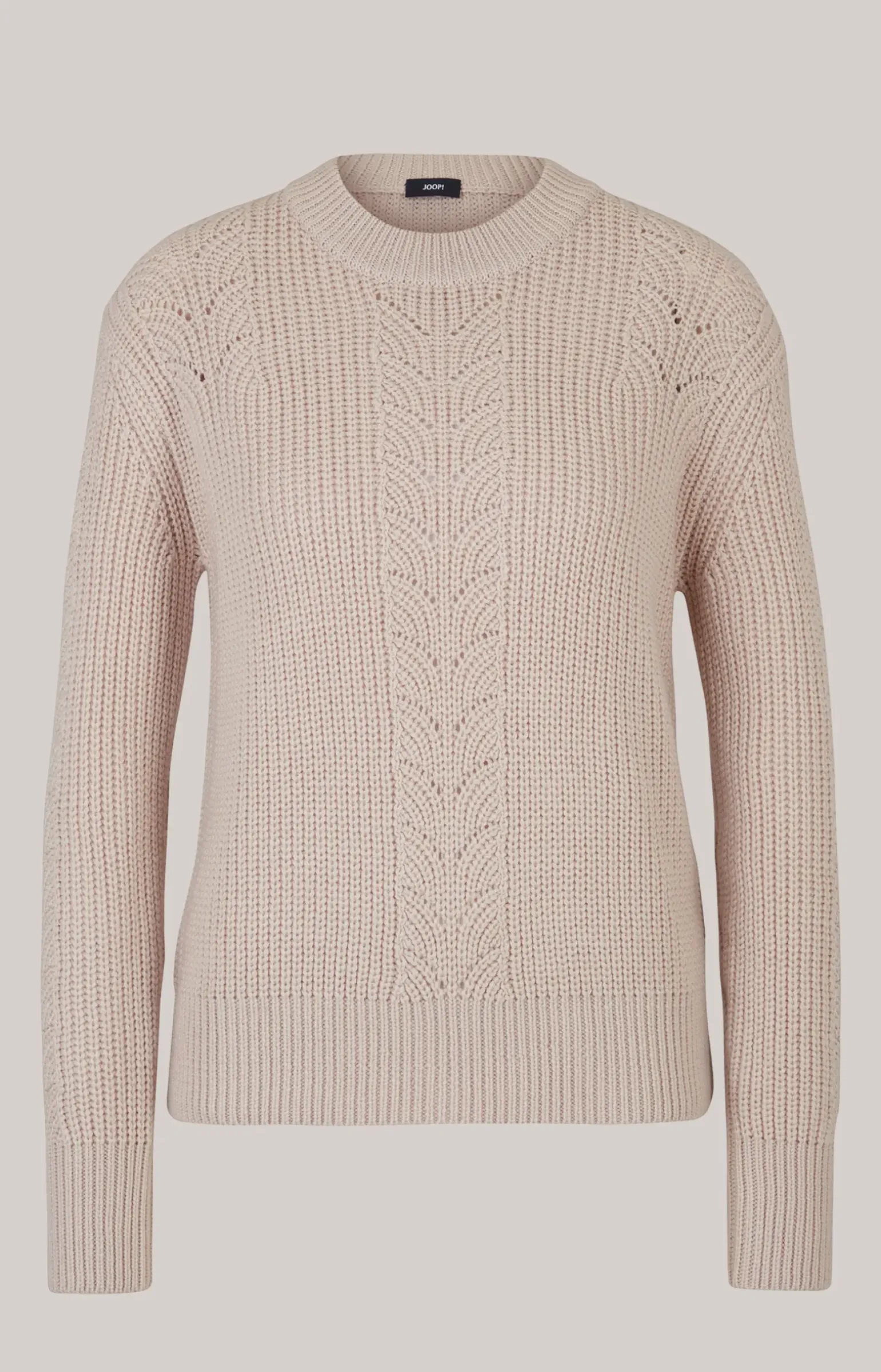 Strick-Pullover in Nude