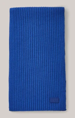 Strick-Schal Francis in Blau