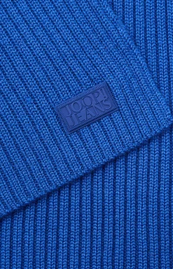 Strick-Schal Francis in Blau