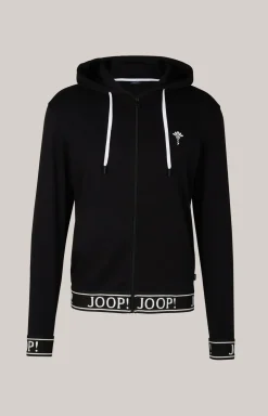 Sweatjacke in Schwarz