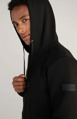 Sweatjacke Stratos in Schwarz