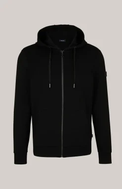 Sweatjacke Stratos in Schwarz