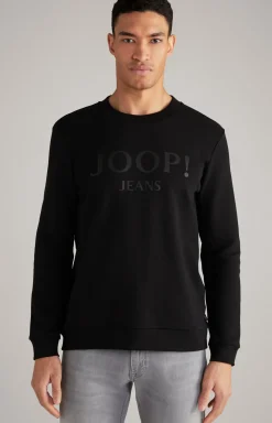 Sweatshirt Alfred in Schwarz