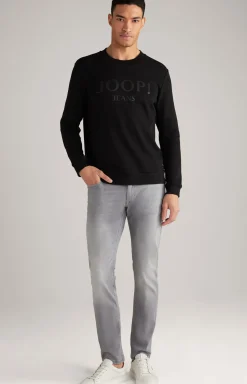 Sweatshirt Alfred in Schwarz