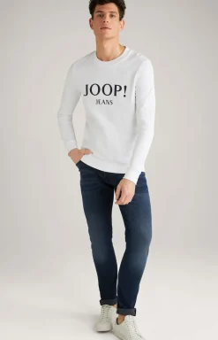 Sweatshirt Alfred in Weiß