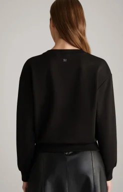 Sweatshirt in Schwarz