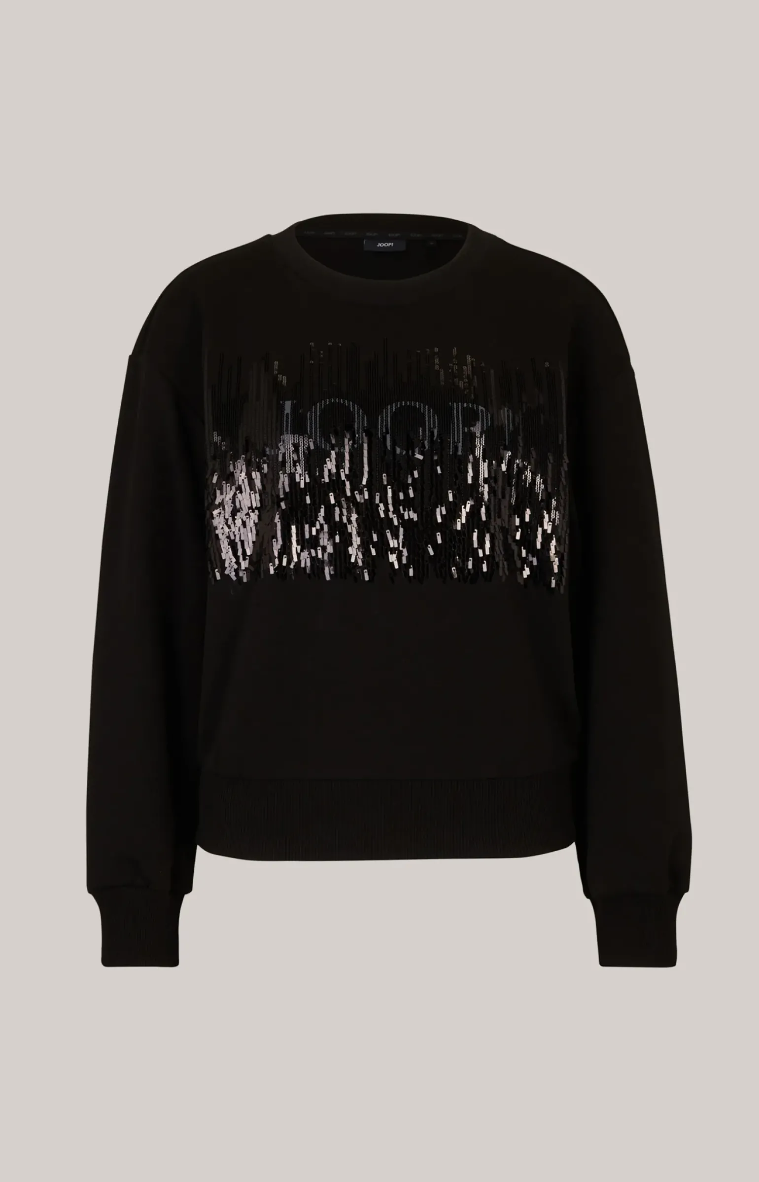 Sweatshirt in Schwarz