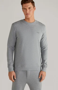 Sweatshirt Salazar in Grau meliert