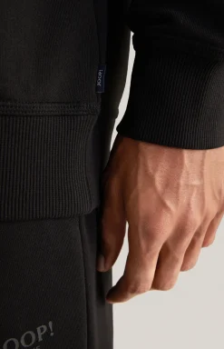 Sweatshirt Salazar in Schwarz