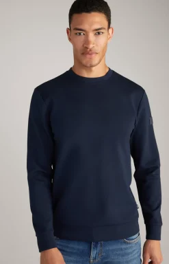 Sweatshirt Steve in Dunkelblau