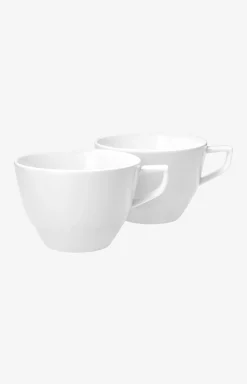 Tasse Single Cornflower- 2er Set, Weiß