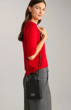 Tote Bag Cofano Rami in Schwarz