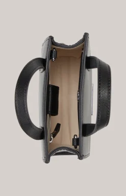 Tote Bag Cofano Rami in Schwarz