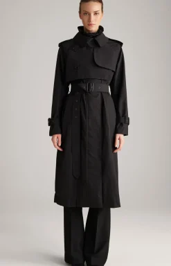 Trenchcoat in Schwarz