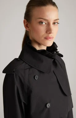 Trenchcoat in Schwarz