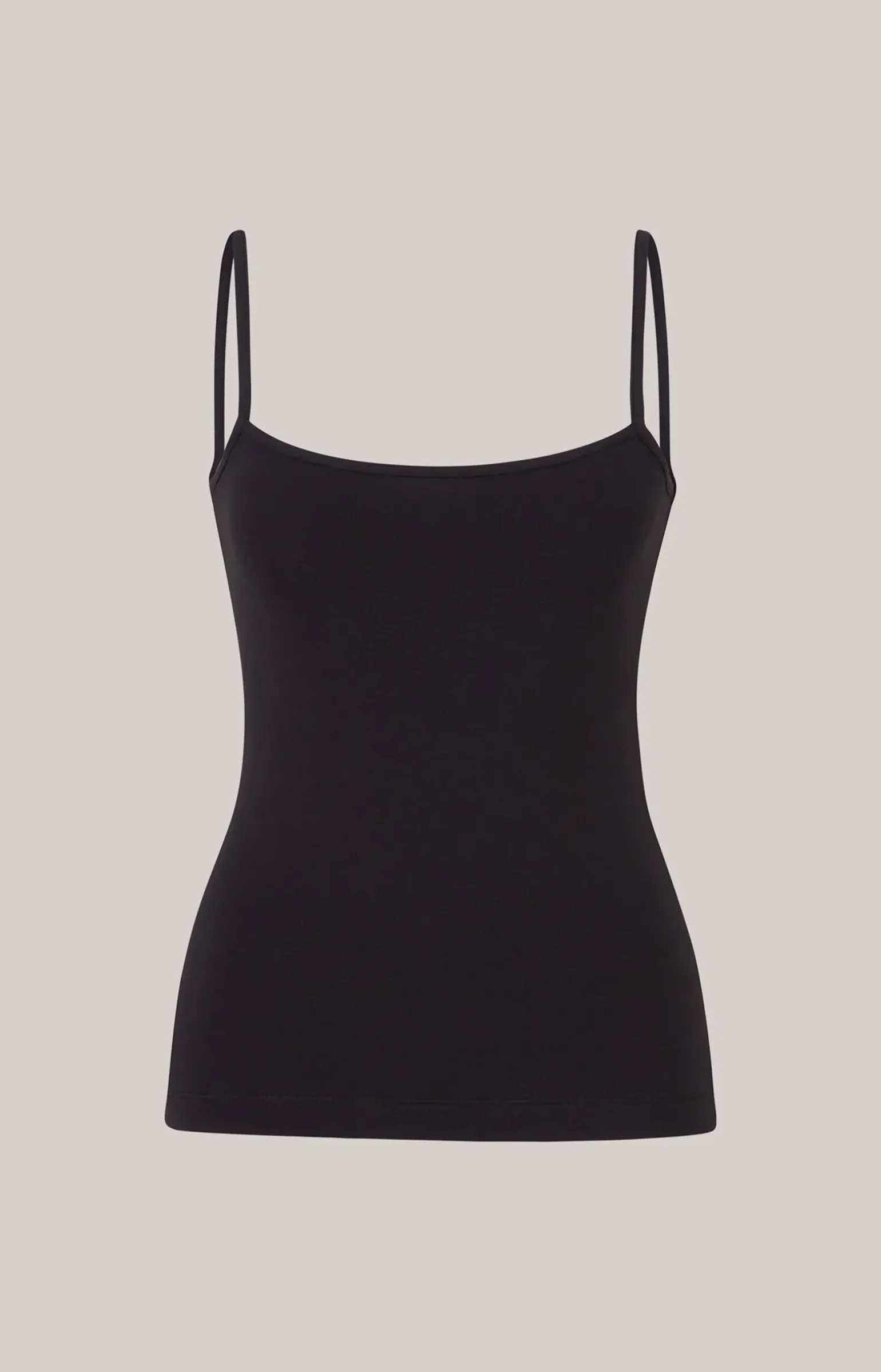 Trägertop in Schwarz
