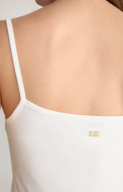 Trägertop in Weiß