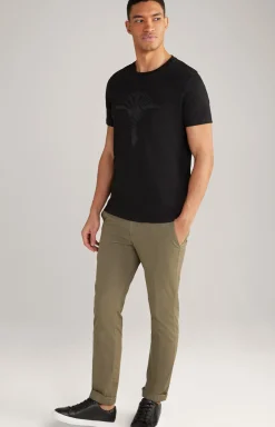 T-Shirt Alerio in Schwarz