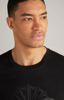 T-Shirt Alerio in Schwarz