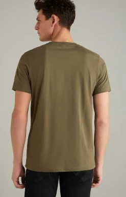 T-Shirt Alex in Olivgrün
