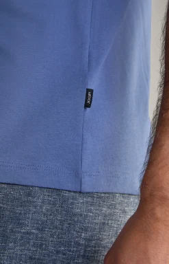 T-Shirt Alphis in Blau