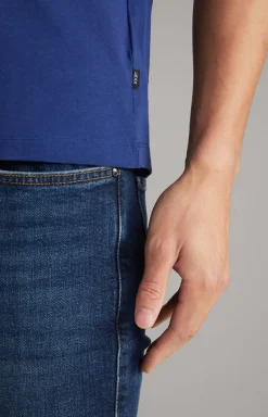 T-Shirt Alphis in Blau