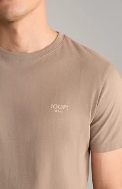 T-Shirt Alphis in Hellbraun