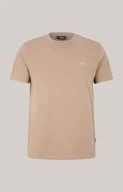 T-Shirt Alphis in Hellbraun