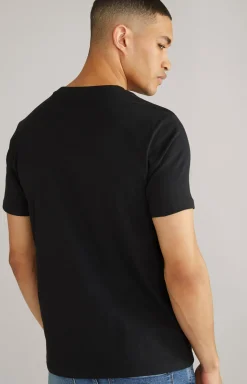 T-Shirt Alphis in Schwarz