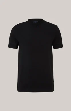 T-Shirt Cedric in Schwarz