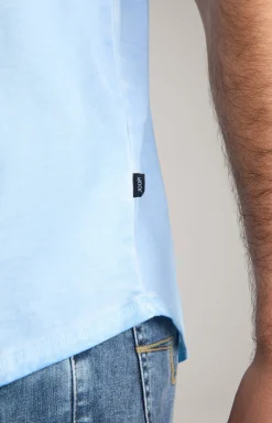 T-Shirt Clark in Hellblau