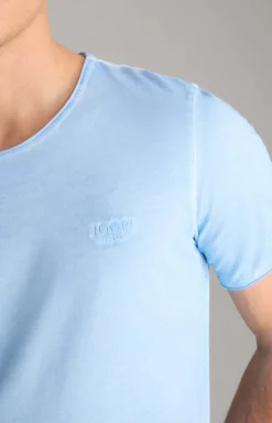 T-Shirt Clark in Hellblau